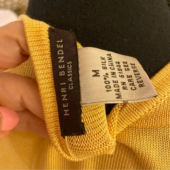 Henri Bendel silk sweater size medium - Picture 4 of 4